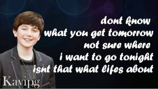 Greyson Chance  Take A Look At Me Now  Lyrics On Screen [upl. by Landes78]