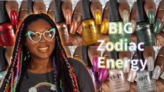 OPI Big Zodiac Energy Fall 2023 Nail Polish Collection Swatches [upl. by Dana872]