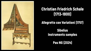 Christian Friedrich Schale 17131800  Allegretto con Variationi 1757 [upl. by Notgnilliw766]