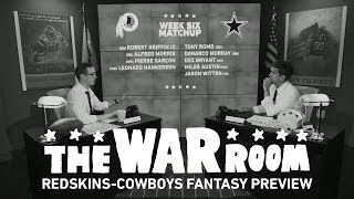 Redskins vs Cowboys Sunday Night Football Fantasy Preview  The War Room [upl. by Llywellyn]