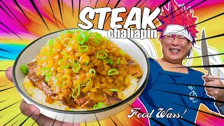 Le succulent Steak Chaliapin de Soma de FOOD WARS  Le Riz Jaune [upl. by Aicek870]