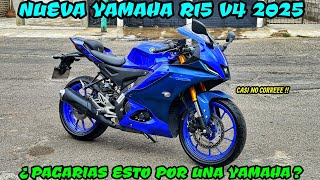 NUEVA YAMAHA R15 V4 2025 REVIEW Y PRUEBA A FONDO😱 LA MEJOR DEPORTIVA DEL SEGMENTO🔥 TODO ESTO OFRECE✅ [upl. by Gregorio]