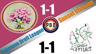 Pokémon Draft League  Scarborough Sceptiles VS Cherry Hill Bellsprouts  S7 W3 Sunset Div [upl. by Esir]