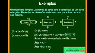 Matemática  Aula 5  Função do Segundo Grau  Parte 7  Final [upl. by Akimit]