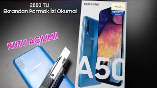 Samsung Galaxy A50 kutu açılımı  Orta Seviyenin Yeni Kralı Mı [upl. by Ahseele]