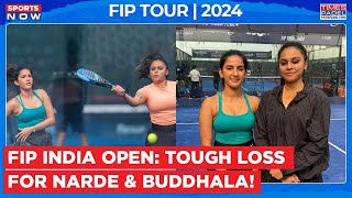 FIP Promotion India Padel Open  Narde amp Buddhala Outclassed in HardFought Battle [upl. by Alyakcm]