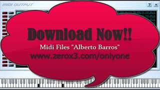 Por Retenerte  Alberto Barros  Midi File OnlyOne [upl. by Notsirk994]