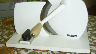 Test Funktionsprüfung JUPITER Allesschneider BrotschneiderFood Slicer [upl. by Reimer]