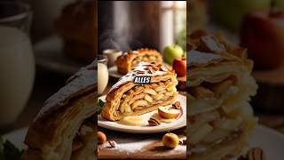 Apfelstrudel REZEPT 🍎 🍰 [upl. by Fantasia]