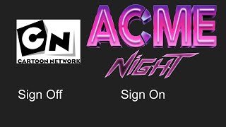 Cartoon Network Sign Off ACME NIGHT Sign On Sunday March 17 2024 [upl. by Laurence]