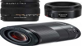 Best lens For Canon Rebel T7 2024 [upl. by Adnylg]