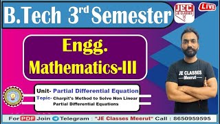 09 BTech 2nd Year Engg MathematicsIII Unit01 Partial Differential Equation By Ashish Sir AKTU [upl. by Kurth]