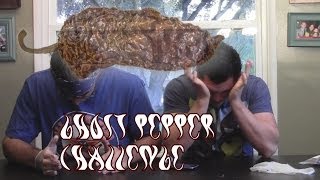 Ghost Pepper Challenge Bhut Jolokia  Epic Pain amp Hicups WFreakeating [upl. by Lonny74]