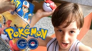 COMPRANDO E ABRINDO BRINQUEDO DO POKEMON GO  Vlog 10 [upl. by Ojillek978]