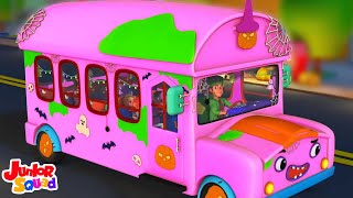 Halloween Roues Dans le Bus Comptine pour les Enfants par Junior Squad [upl. by Narcis]