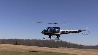 Enstrom 480b startup and hover [upl. by Argile470]