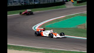 Historic Minardi Day 2024  PURE SOUND  V10s  Prosts Mclaren  Ferrari  Alfa Romeo  Pagani [upl. by Abrams]