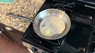 Tramontina Fry Pan Stainless Steel TriPly Clad 10Inch Review [upl. by Gahan]