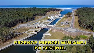 Przekop Mierzei Wiślanej po sezonie [upl. by Elyrrad]