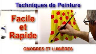 Cours de peinture  Comment peindre des ombres facilement et rapidement dans vos tableaux [upl. by Manon]