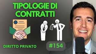 TIPOLOGIE DI CONTRATTO 12 Diritto Privato in 3 minuti [upl. by Ariahay]