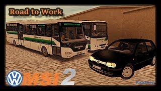 Omsi 2😜4K🙈►Road to Work 😜►Volkswagen Golf IV 1999►Sor CN12 ČSAD PLZEŇ► [upl. by Ynnij]