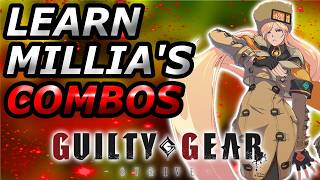 Guilty Gear Strive  Millia Combos You Need to Learn  Guilty Gear Strive Season 3 Combo Guide [upl. by Enomsed808]