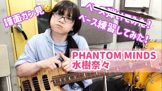 水樹奈々「PHANTOM MINDS」ベース弾いてみた [upl. by Jamila]