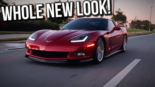 Making my C6 Corvette LOOK LIKE a C7 Corvette So Much Better [upl. by Atilem]