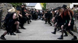 Beltane Border Morris at The Old Rydon Inn Kingsteignton 2 June 2022 [upl. by Lenci]