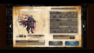 Octopath COTC GEP Hell Sazantos  Signa EX3 Safe unplanned fight in 28T [upl. by Martelle]