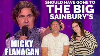 Micky Flanagan  Trip to the Sainbury’s Local REACTION [upl. by Parthen]