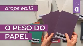 O que é a GRAMATURA do papel  Gráfica Drops [upl. by Sirtimed]