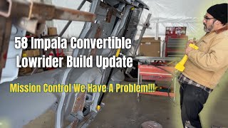 Ran Into a problem 58 Impala Convertible Lowrider Build Update Episode 8 [upl. by Allicerp]