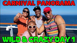 Carnival Panorama Family Cruise Kickoff Embarkation Day Funquot [upl. by Lennaj467]