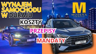 209 Coobcio amp Basia  Wynajem samochodu w Dubaju Koszty przepisy mandaty [upl. by Dyna265]