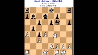 Mikhail Tal Vs Ratmir kholmov Tal best chess game Tal chess game [upl. by Eyllib]