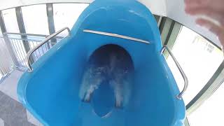 Blue Bowl water slide at Superland Sarpsborg [upl. by Rosaleen]