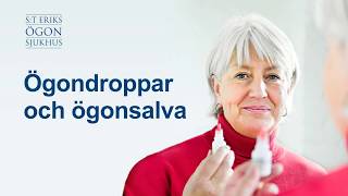 Ögondroppar och ögonsalva [upl. by Arakaj]