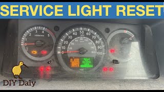 Nissan Cabstar Service light Reset procedure [upl. by Routh]