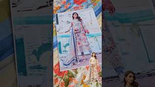 Pakistani Unstitched Lawn Suit in Dubai  Material Video  SALWAR MAHAL [upl. by Nerhe]