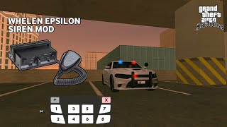 Whelen Epsilon Siren Mod  GTASA [upl. by Avin]