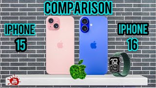 iphone 15 vs iphone 16 full comparison ⚡️intech [upl. by Scotty]