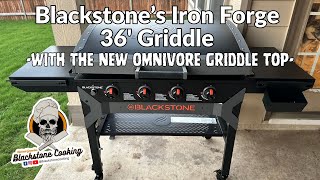 Blackstones Iron Forge Griddle with new Omnivore Griddle Top [upl. by Nyraa]