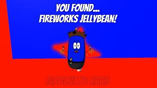 How to get FIREWORKS Jellybean in FIND THE JELLYBEANS Roblox [upl. by Elyak]