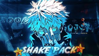 GOJO神 SHAKE PACK  3D TEXT🎁 Thank you for 200K💞 [upl. by Llehsal581]