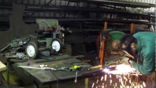 HOWTO oxyacetylene cutting torch demo [upl. by Kissee]