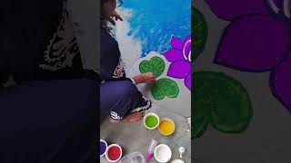 THIS DIWALI RANGOLI THEME diwali rangoli lotus diwali2024 shortsfeed ytshorts shortsvideo [upl. by Reedy]