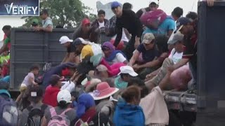 Verify Are Middle Easterners in the migrant caravan [upl. by Eliathan]