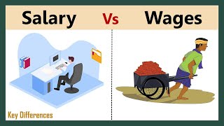 Salary Vs Wages  Difference between them with Examples [upl. by Renmus407]